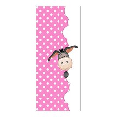 Adesivo Decorativo de Porta - Burrinho - Infantil - 2058cnpt na internet