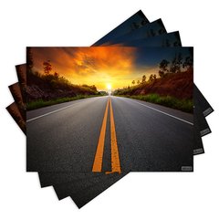 Jogo Americano com 4 peças - Caminho - Estrada - 2061Jo