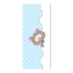 Adesivo Decorativo de Porta - Gatinho - Infantil - 2061cnpt na internet