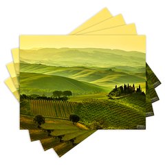 Jogo Americano com 4 peças - Natureza - Paisagem - 2072Jo