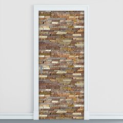 Adesivo Decorativo de Porta - Pedras - 2085cnpt
