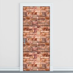 Adesivo Decorativo de Porta - Pedras - 2087cnpt