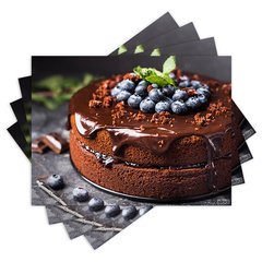 Jogo Americano com 4 peças - Bolo - Doce - 2102Jo