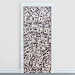 Adesivo Decorativo de Porta - Dólar - 2116cnpt