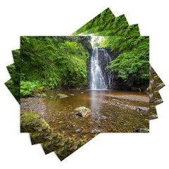 Jogo Americano com 4 peças - Cachoeira - Natureza - Paisagem - 2119Jo