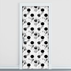 Adesivo Decorativo de Porta - Abstrato - 2119cnpt