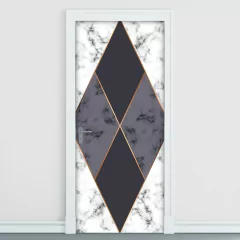 Adesivo Decorativo de Porta - Abstrato - 2132cnpt