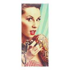 Adesivo Decorativo de Porta - Tatuagem - 2147cnpt na internet
