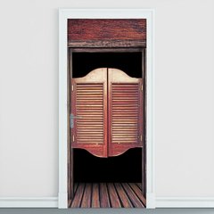 Adesivo Decorativo de Porta - Saloon - 2148cnpt
