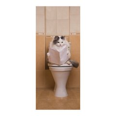 Adesivo Decorativo de Porta - Gato - 2151cnpt na internet