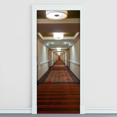 Adesivo Decorativo de Porta - Corredor - 2159cnpt