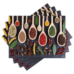 Jogo Americano com 4 peças - Temperos - Cozinha - 2179Jo