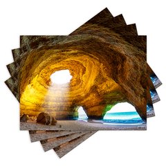 Jogo Americano com 4 peças - Natureza - Paisagem - 2200Jo