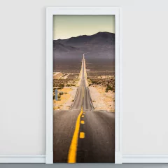 Adesivo Decorativo de Porta - Estrada - Caminho - 2205cnpt