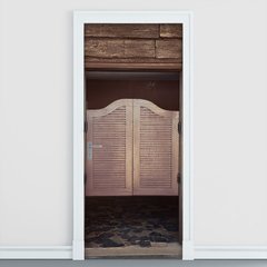 Adesivo Decorativo De Porta - Saloon - 2208cnpt