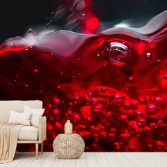 Papel de Parede Vinho Onda Abstrato Sala Painel Adesivo - 220pc