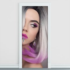 Adesivo Decorativo De Porta - Salão De Beleza - 2215cnpt