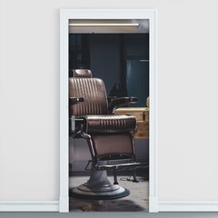 Adesivo Decorativo De Porta - Barbearia - 2216cnpt