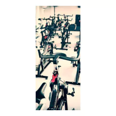 Adesivo Decorativo De Porta - Fitness - Bicicleta - 2222cnpt na internet