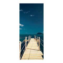 Adesivo Decorativo de Porta - Deck - Mar - 222cnpt na internet