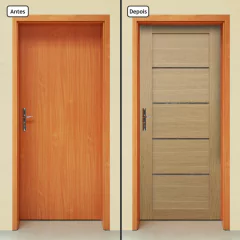 Adesivo Decorativo de Porta - Porta de Madeira - 2246cnpt - comprar online