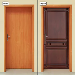 Adesivo Decorativo de Porta - Porta de Madeira - 2256cnpt - comprar online