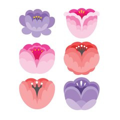 Adesivo de Parede Infantil Flores Quarto Menina Bebe - 228ir - comprar online