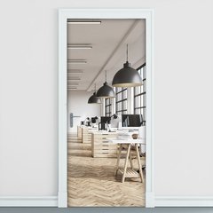 Adesivo Decorativo de Porta - Escritório - 2316cnpt