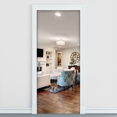 Adesivo Decorativo de Porta - Sala - 2317cnpt