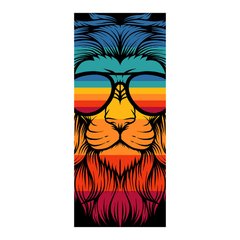 Adesivo Decorativo de Porta - Leão - 2320cnpt na internet