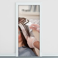Adesivo Decorativo de Porta - Salão de Beleza - 2340cnpt