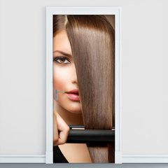 Adesivo Decorativo de Porta - Salão de Beleza - 2341cnpt