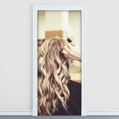 Adesivo Decorativo de Porta - Salão de Beleza - 2349cnpt