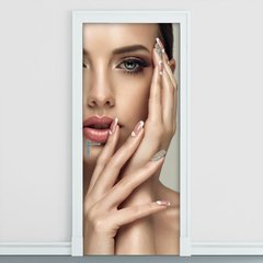 Adesivo Decorativo de Porta - Salão de Beleza - 2350cnpt