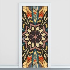 Adesivo Decorativo de Porta - Mandala - 2351cnpt