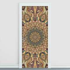 Adesivo Decorativo de Porta - Mandala - 2352cnpt
