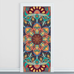Adesivo Decorativo de Porta - Mandala - 2360cnpt
