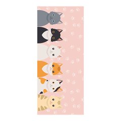 Adesivo Decorativo de Porta - Gatinhos - Pet Shop - 2364cnpt na internet