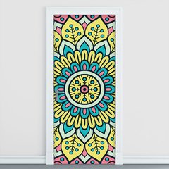 Adesivo Decorativo de Porta - Mandala - 2372cnpt