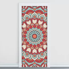 Adesivo Decorativo de Porta - Mandala - 2376cnpt