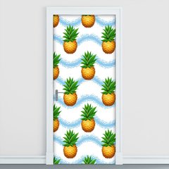 Adesivo Decorativo de Porta - Abacaxi - 2381cnpt