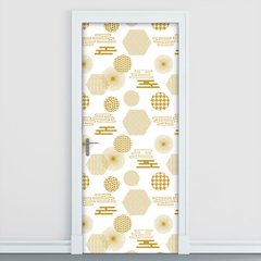 Adesivo Decorativo de Porta - Abstrato - 2386cnpt