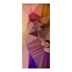 Adesivo Decorativo de Porta - Leão - 2390cnpt na internet