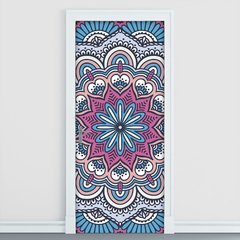 Adesivo Decorativo de Porta - Mandala - 2421cnpt