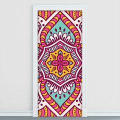 Adesivo Decorativo de Porta - Mandala - 2425cnpt