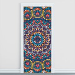 Adesivo Decorativo de Porta - Mandala - 2427cnpt