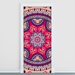 Adesivo Decorativo de Porta - Mandala - 2430cnpt