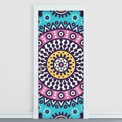 Adesivo Decorativo de Porta - Mandala - 2433cnpt