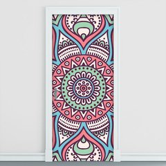 Adesivo Decorativo de Porta - Mandala - 2434cnpt