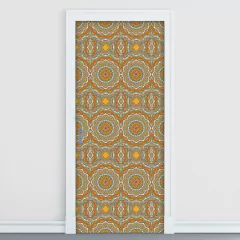 Adesivo Decorativo de Porta - Mandalas - 2441cnpt